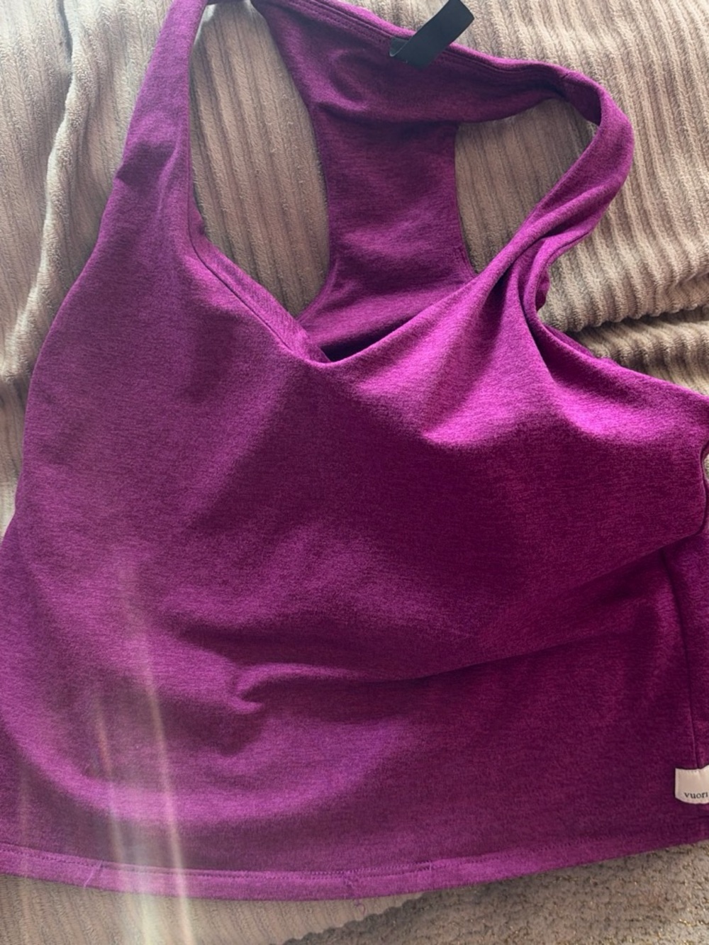 Vuori Plum Racerback Tank Top